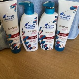 4 Pack lot Head & Shoulders Supreme Color Protect Shampoo And Conditioner 2 Each